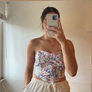 Pacsun LA Heart Colorful Corset Top